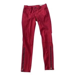 rag & bone Vibrant Red Skinny Jeans
